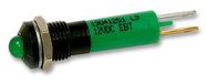 LED INDICATOR, 12V, GREEN