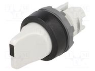 Switch: rotary; 22mm; Stabl.pos: 3; grey; none; IP66; prominent; M3S ABB