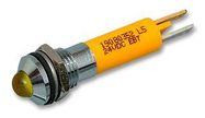 LED INDICATOR, 24VDC, BRIGHT, YELLOW