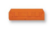 ENDPLATE, ORANGE, 2.5MM WIDE