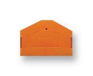 END PLATE, ORANGE, 2.5MM WIDE