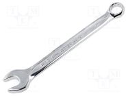 Wrench; combination spanner; 8mm; Overall len: 110mm; tool steel 