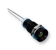 LED INDICATOR, 5MM LED, 8MM HOLE GREEN