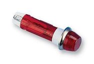 NEON INDICATOR, RED, 125V