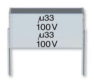 CAPACITOR, 1UF, 100V, RADIAL