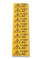 LABEL, 110VAC, CARD OF 10