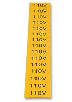 LABEL, 110V, CARD OF 20