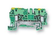 TERMINAL BLOCK, DIN RAIL, 2POS, 12AWG