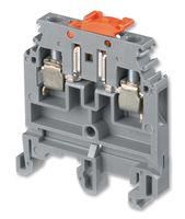 TERMINAL BLOCK, DIN RAIL, 2POS, 6AWG