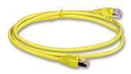 PATCH LEAD, CAT5E, STP, YELLOW, 1M