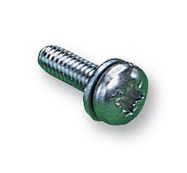 SCREW, W/FLAT WASHER, M4X6, BX100, PK100