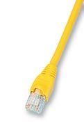 PATCH LEAD, CAT5E, UTP, YELLOW, 0.5M