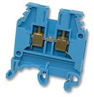 TERMINAL BLOCK, DIN RAIL, 2POS, 12AWG