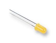 LED, 5MM, YELLOW, 5.7MCD, 585NM