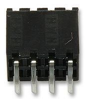 SOCKET, PCB, 0.1", 3+3WAY