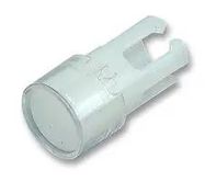 LENS, 7.3MM, ROUND, PLASTIC, WHITE