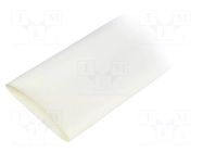 Heat shrink sleeve; 2: 1; 50.8mm; L: 1.2m; white; polyolefine; 5pcs. ALPHA WIRE