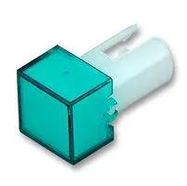 LENS, SQUARE, 7.3MM, GREEN, 19 SERIES