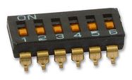 SWITCH, DIP, SMD, 6WAY