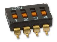 SWITCH, DIP, SMD, 4WAY