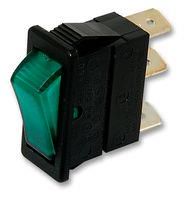 ROCKER SWITCH, SPST, 16A, 250VAC, PANEL