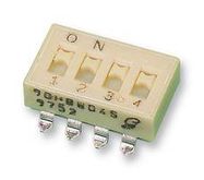 SWITCH, DIL, SLIDE, SMD, 4WAY