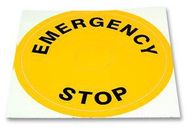 LABEL, EMERGENCY STOP