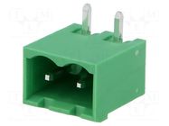 Pluggable terminal block; 5.08mm; ways: 2; angled; socket; male ADAM TECH