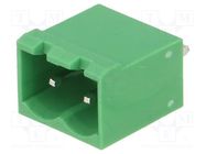 Pluggable terminal block; 5mm; ways: 2; straight; socket; male ADAM TECH