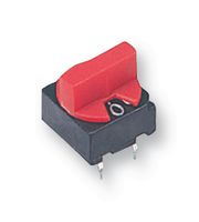 ROTARY CODED SW, 16POS, 0.125A, 30V, TH