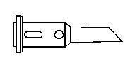 CHISEL TIP, 4.8MM