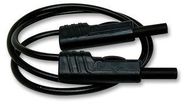 TEST LEAD, BLK, 2M, 60V, 16A