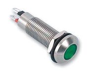 LED INDICATOR, 12VDC, GREEN