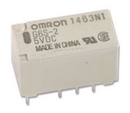 SIGNAL RELAY, DPDT, 3VDC, 2A, THT