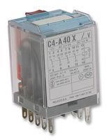 RELAY, 4PDT, 250VAC, 30VDC, 10A