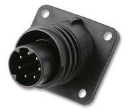 CIRCULAR CONNECTOR, RCPT, 7POS, SCREW