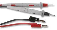 TEST LEAD SET, BLK/RED, 1.219M, 60V, 10A