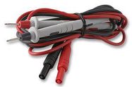 TEST LEAD SET, BLK/RED, 1.219M, 1KV, 10A