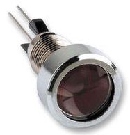 LED INDICATOR, CHROME, 5MM, RED