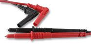 TEST LEAD SET, BLK, RED, 1.25M, 1KV, 20A