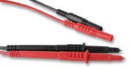 TEST LEAD SET, BLK, RED, 1.25M, 1KV, 20A