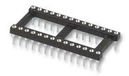 SOCKET IC, DIL, 0.6", 28WAY