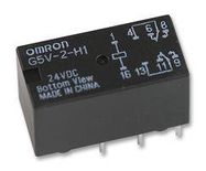 RELAY, SIGNAL, DPDT, 24VDC, 1A