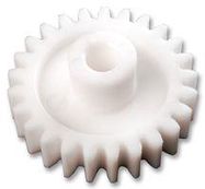 GEAR, SPUR, ACETAL, 12 TEETH, 2MM BORE