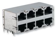 JACK, RJ45, MULTI PORT, 2X4