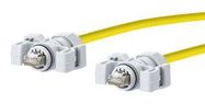 PATCH CORD, CAT6, RJ45 PLUG-PLUG, 6.56'