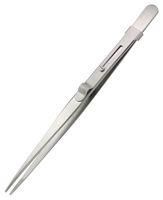 LOCKING TWEEZER, FINE, SERRATED, SS