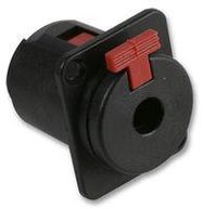 6.35MM JACK SOCKET, LOCKING, BLACK