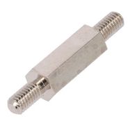 Prisukama tarpinė įvorė; 40 mm; Išorinis sriegis: M2,5; šešiakampė; plienas