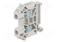 Splice terminal: rail; 41A; 1kV; screw terminal; grey; polyamide POKÓJ